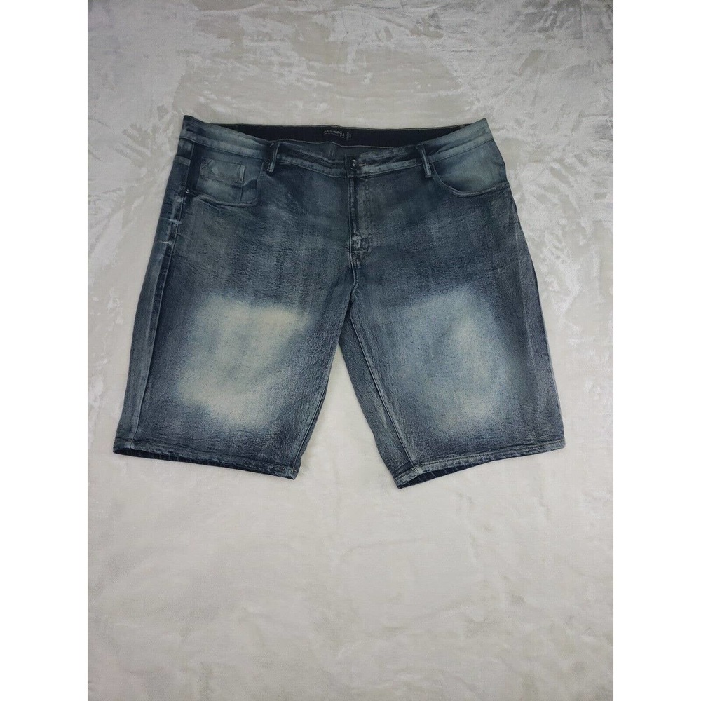 SOUTHPOLE mens JEANS Shorts - size 44 Blue Denim stretch Y2K Hip Hop